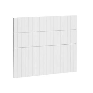 Kaboodle 900mm Provincial White V-Groove 3 Drawer Panels