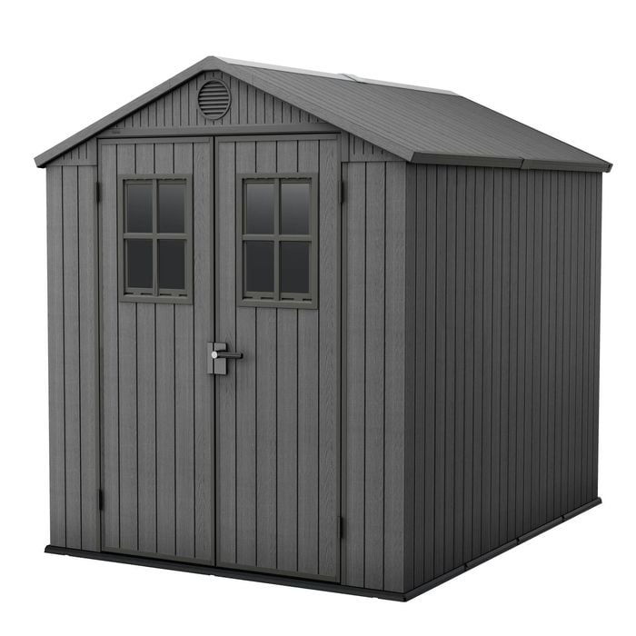 Keter Darwin 6x8' (1.9 x 2.4m) Garden Shed - Grey