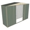 Build-a-Shed 3.0 x 0.8 x 2.3m Double Sliding Door Shed - Green