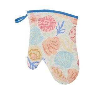 Annabel Trends Linen Single Oven Mitt Kitchen Glove 18x26cm Shelly Beach