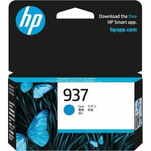Hp 937 Original Standard Yield Inkjet Ink Cartridge - Cyan - 1 Pack - 800 Pages