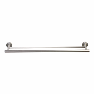 Barelli Toscana 90cm Satin Nickel Double Towel Bar