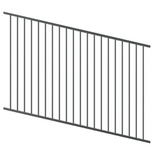 ProtectorAl 350-1200W x 1200H Raked Up to 15º Monument Flat Top Pool Fence Panel