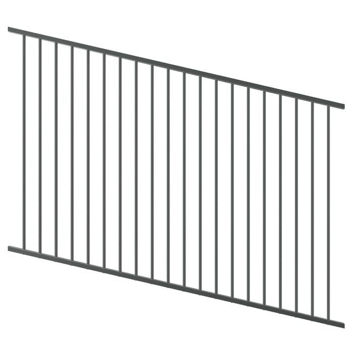 ProtectorAl 350-1200W x 1200H Raked Up to 15º Monument Flat Top Pool Fence Panel