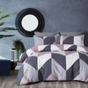 Gioia Casa 100% Cotton Dylan Reversible Printed Quilt Cover Set - King