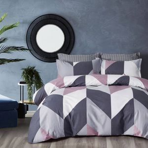 Gioia Casa 100% Cotton Dylan Reversible Printed Quilt Cover Set - King
