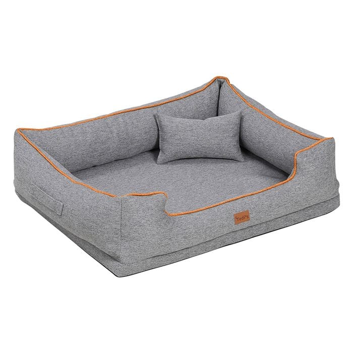 Tedi's Orthopedic Dog Calming Bed Memory Foam L in Grey