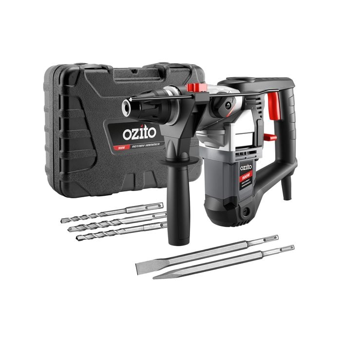 Ozito 900W 3.5J Rotary Hammer Drill Kit Bunnings Australia