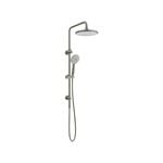 Revolution WELS 3 Star 9L/min Brushed Nickel Self Cleaning Twin Shower