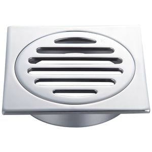 Kinetic 80mm Chrome Plated Square Floor Grate