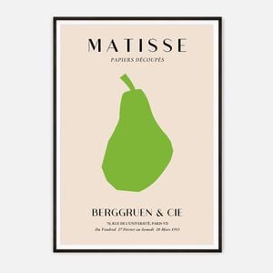 Galrie Vintage Henri Matisse - Papiers Découpés Art Print, Black Frame, 50 x 70cm (20 x 28inch)
