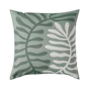 Vibes Fennel Printed Cushion 50 x 50cm - Sage