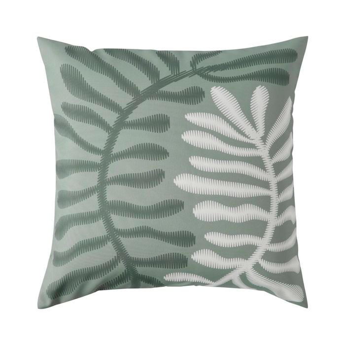 Vibes Fennel Printed Cushion 50 x 50cm - Sage