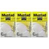 3x Mustad Penetrator Snapper 2 Hook Rig X 3 Chemically Sharpened Rigs Size 4/0