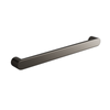 Hotwire 600mm Brushed Nickel Single Horizontal Round Heated Towel Rail