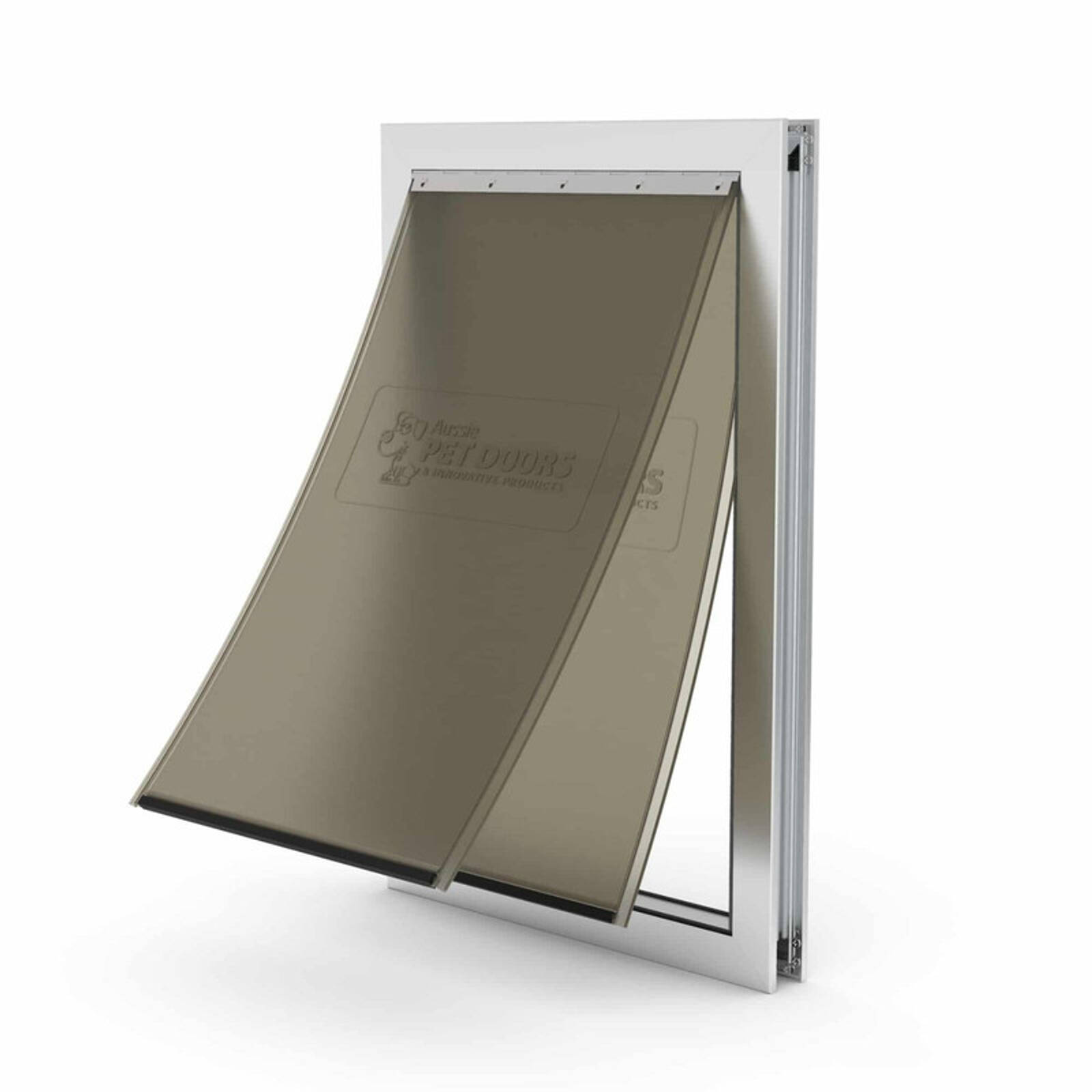 Aussie Pet Doors Dual Flap Extra Large Premium Aluminium Dog Door Bunnings Australia