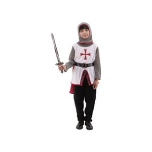 More Than Party Boys Crusader Costume Authentic Medieval Knight Large 128x56cm