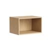 Kaboodle 200-299mm Honey Oak Customisable Deep Slimline Open Shelf