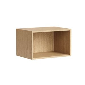 Kaboodle 200-299mm Honey Oak Customisable Deep Slimline Open Shelf