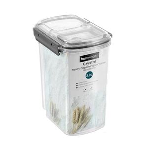 Boxsweden Crystal 3.9L/19cm Pantry Dispensing Container w/ Lid - Clear