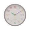 One Six Eight London  Learn The Time Grey 30cm Silent Wall Clock
