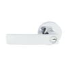 Gainsborough Neue Angular Bright Chrome Entrance Key-in-Lever Set