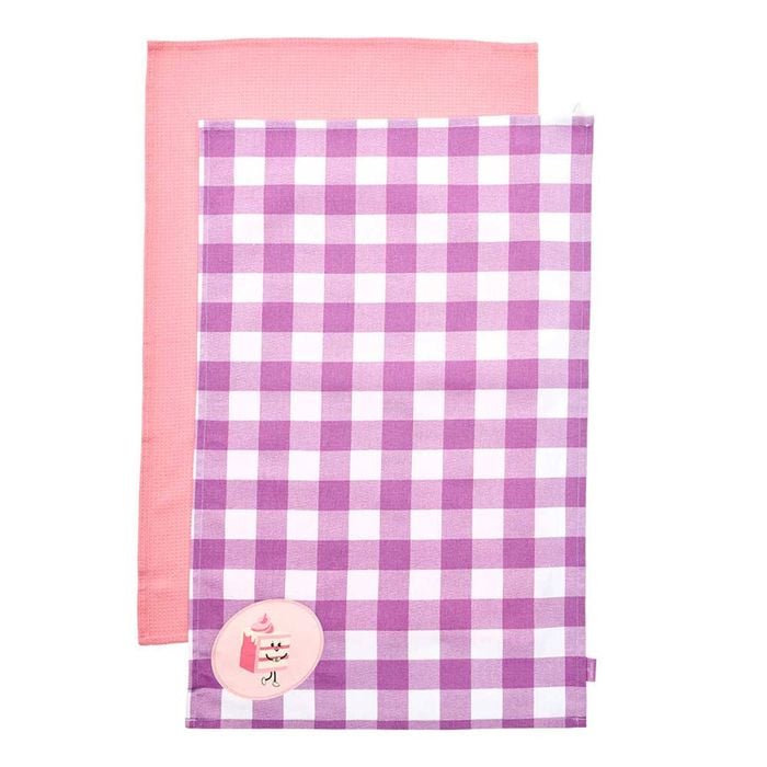Ambrosia Set Of 2 Novelty Tea Towels