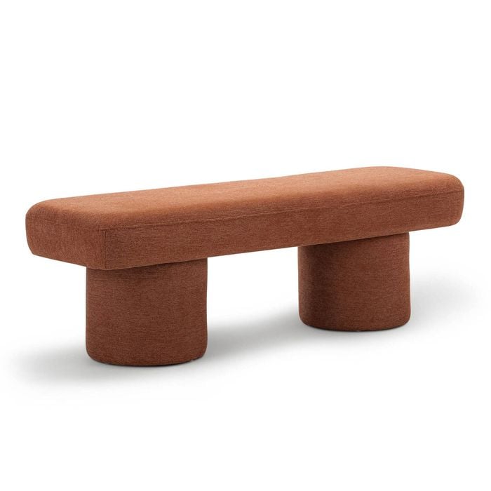 Nico 120cm Rust Orange Bench Seat