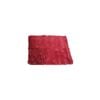 Long Hair Floor Rug Burgundy Rectangle 75cm x 100cm