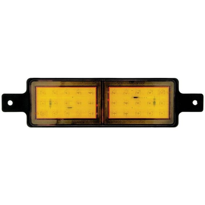 Hulk LED Front Direction Indicator Bull Bar Lamp 226x57mm Amber