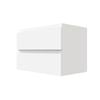 Stein 750 x 450 x 500mm White Select Wall Hung Handleless Vanity - Cabinet Only