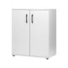 Oikiture Storage Cabinet Sideboard White 75.5cm