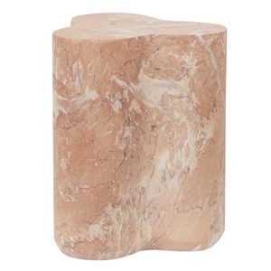 Cooper & Co. Poppy 37cm MgO Side Table Tea Rose Marble Look