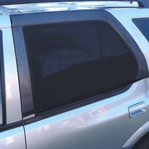 2x Car Rear Window Sun Shades 78cm X 52cm Uv Cover Car Window Curtain Universal Large/rectangle