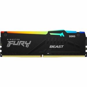 Kingston FURY Beast RGB DDR5 – 32GB (2x16GB), 6000MT/s CL30 – High-Speed Gaming RAM