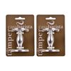 2pk Casabarista Polished Aluminium Coffee Tamper Dual Size 50mm & 55mm