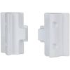 Solar Panel Side Mounting Brackets - White ABS Pair for Caravan RV Roof Mount