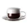 2pc NF Living Serving Clear Cup 250ml Solid Double-Walled