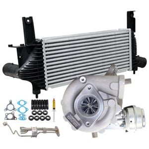 Upgrade Billet Turbo Charger With 62mm Intercooler And Genuine Oil Feed Pipe For Nissan Navara D40 YD25 2.5L