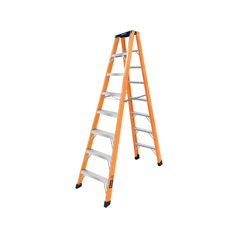 2.4m 150kg Industrial Double Sided Fibreglass Ladder