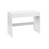 Design Square Marias Computer Study Home Office Desk W/ 1-Drawer - White