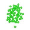 Swimerz 6.4x8.3mm Lumo Oval Beads Green, 50 Pack