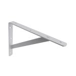 Carinya 250 x 200mm White Heavy Duty Straight Stayed Bracket