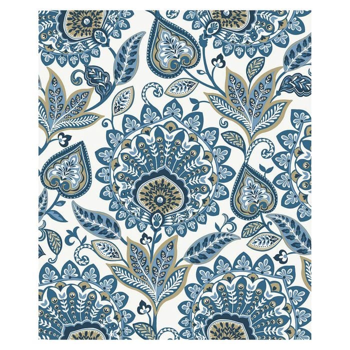 Sheffield - Prussian Blue Wallpaper TJ41002
