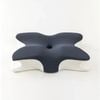 NNEOBA Butterfly-Shaped Orthopedic Memory Foam Pillow Cervical Neck Support Grey