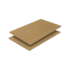 Lugna Sand Adjustable Cabinet Shelf - To Suit 750 x 280mm - 2 Pack