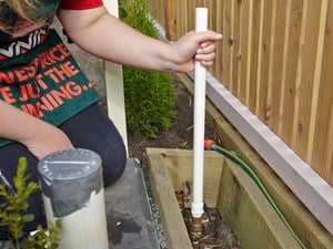 DIY Step Image - How to install irrigation solenoids . Blob storage upload.