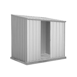 Absco Sheds 2.26 x 1.52 x 2.08m Zincalume Ezislider Single Sliding Door Garden Shed
