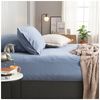 Renee Taylor Comfort T’s Organic Jersey Fitted & Pillowcase Ink Double