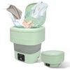 Catzon Foldable Washing Machine 9L 3 Modes with Blue Light-Green